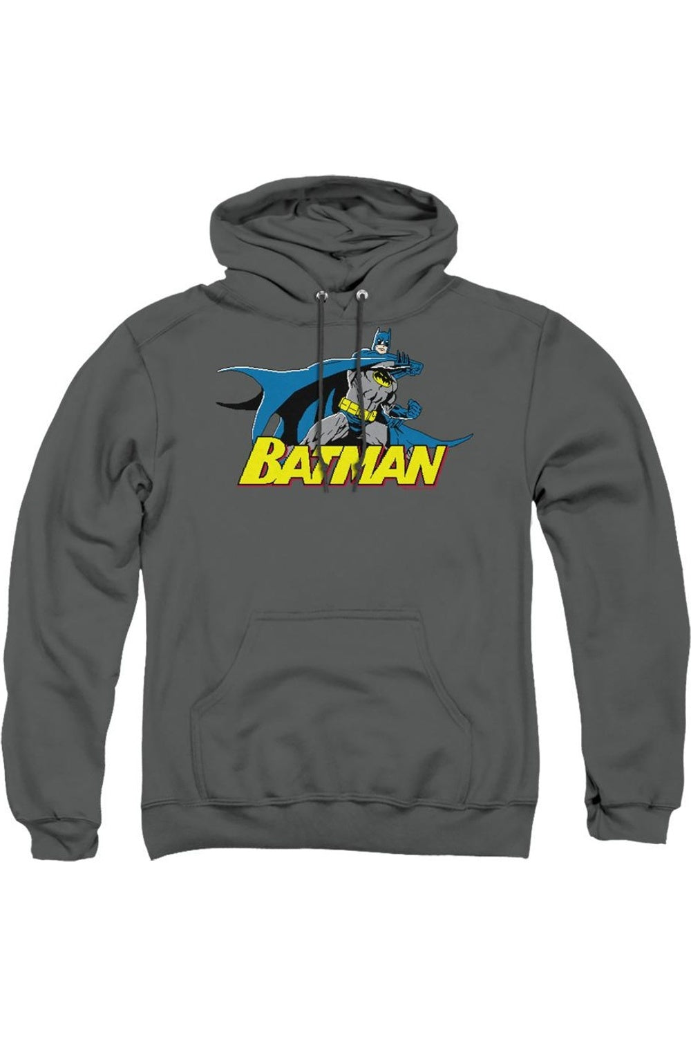 

Batman 8 Bit Cape Adult Pull Over Hoodie / Толстовка с капюшоном Gildan, цвет charcoal