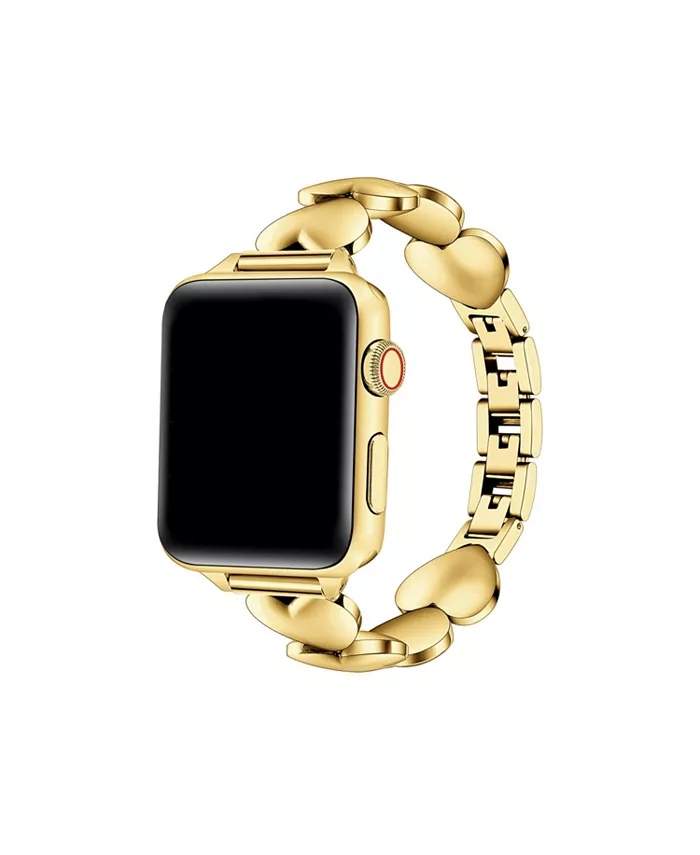 

Афродита Браслет из нержавеющей стали для Apple Watch 40,41,42мм Posh Tech, золотой