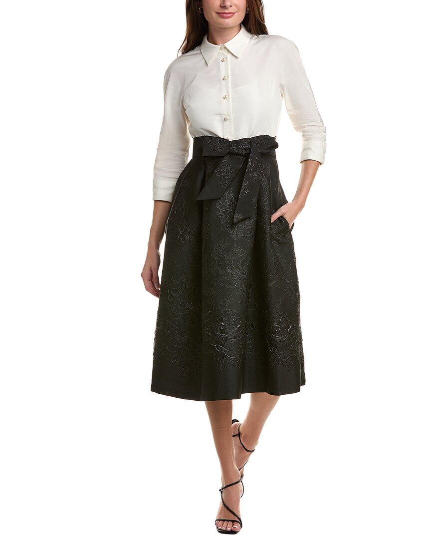 

Платье-миди Teri Jon от Rickie Freeman с рукавами до локтя Teri Jon by Rickie Freeman, черный