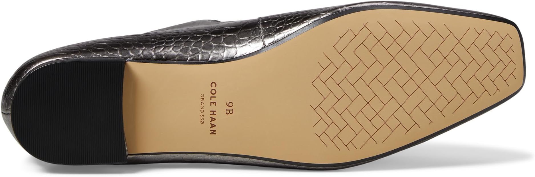 Балетки Cole Haan Bridge Mary Jane Ballet, цвет Dark Silver Croc Print — фото 3