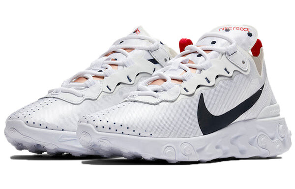 Кроссовки react element 55 премиум Nike, белый — фото 3