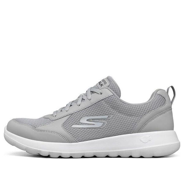 

Кроссовки go walk max low-top 'light grey' Skechers, серый