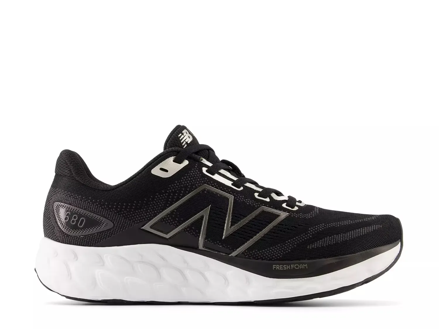 Кроссовки для бега Fresh Foam 680 v8 — женские New Balance, Black/White — фото 3