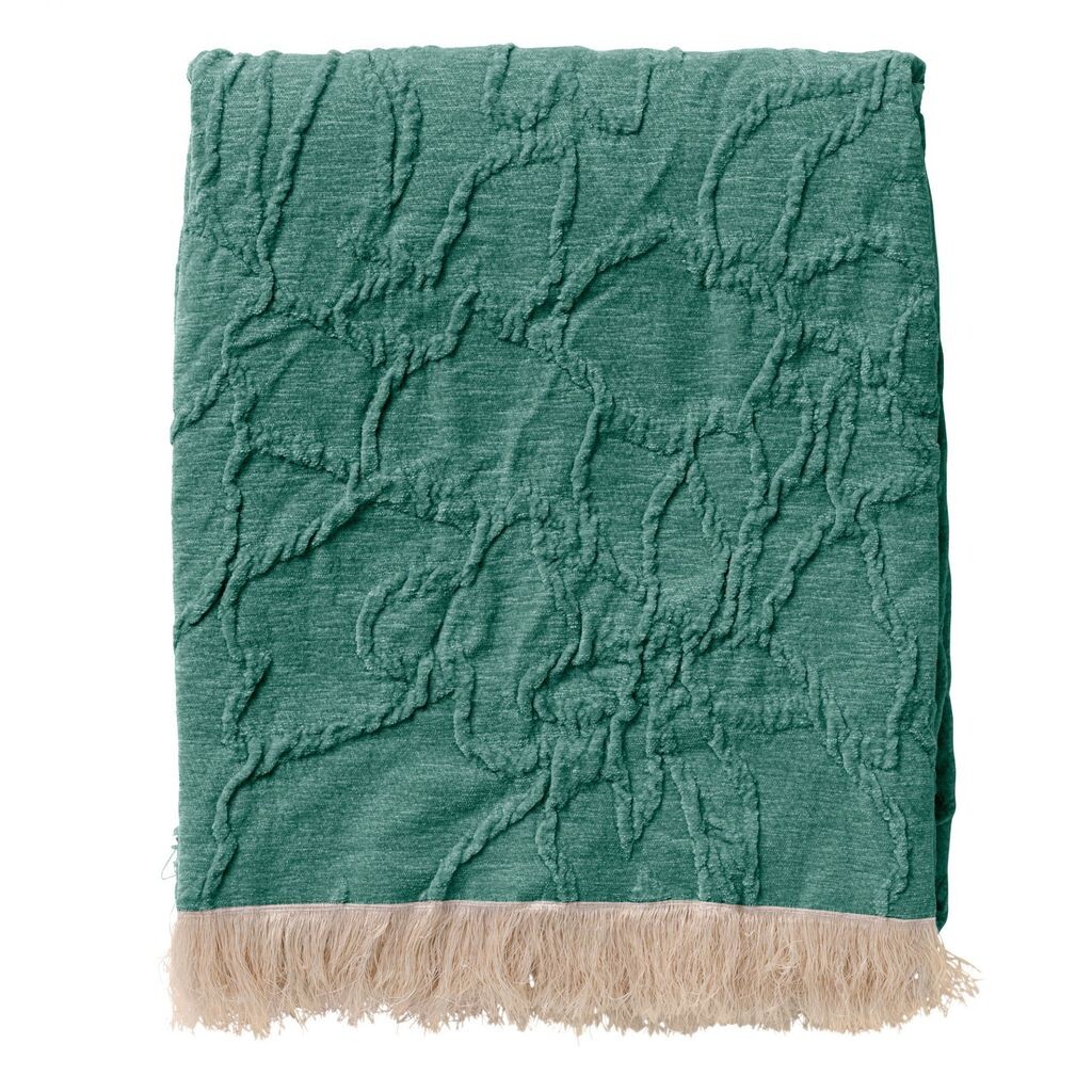 

Dutch Decor FLORINE - Одеяло с узором 140х180 см - Полынь зеленая - зеленый