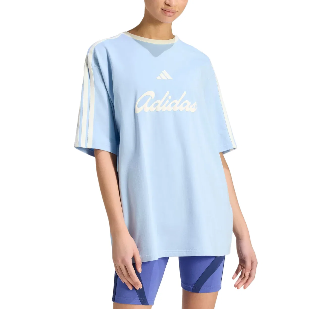 Футболка с коротким рукавом Adidas Glossy Finish Blue