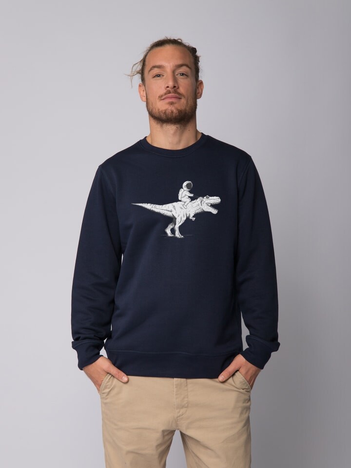 

Толстовка wat Apparel Astronaut on T Rex, темно-синий
