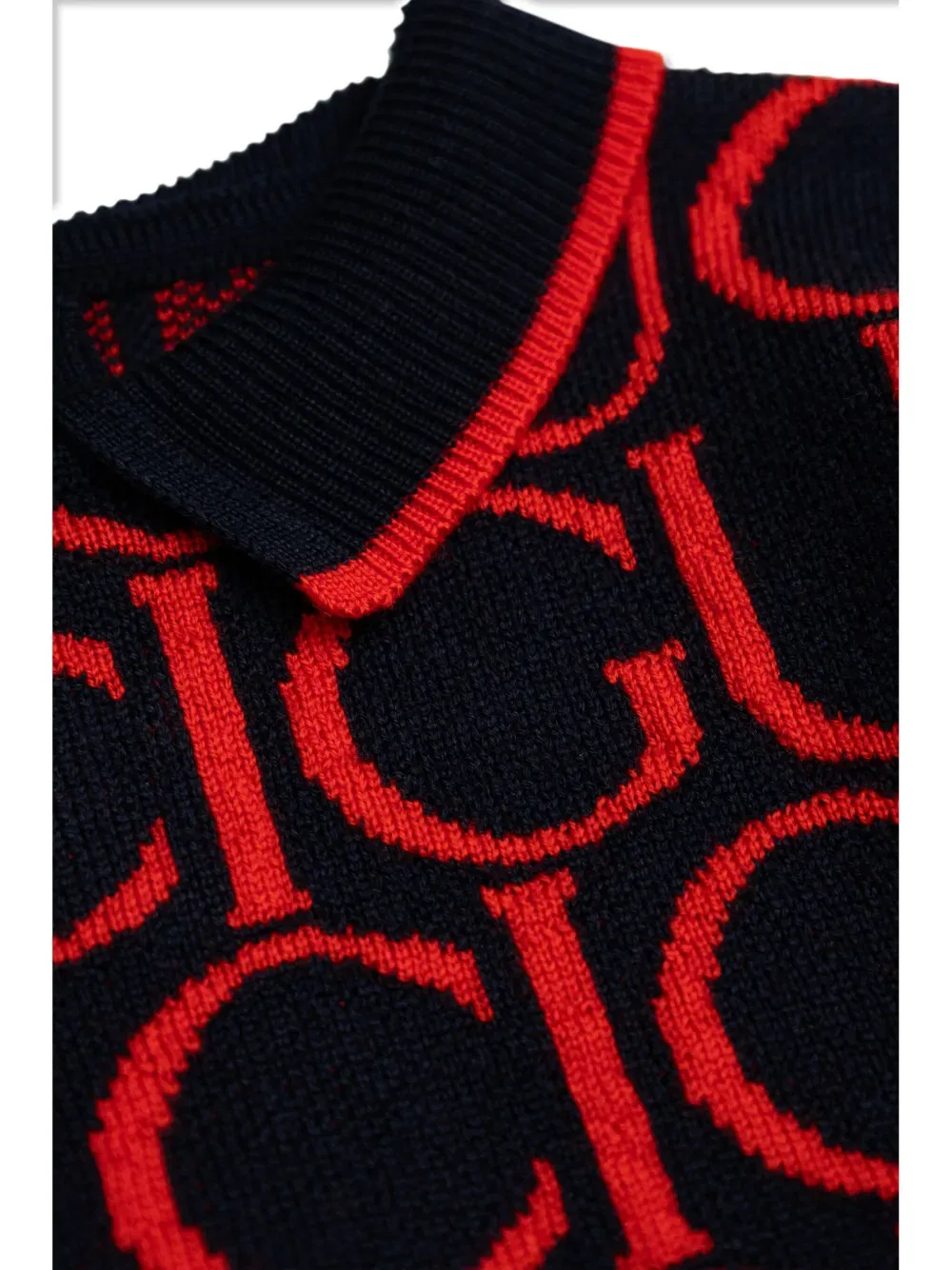 Платье с жаккардовым логотипом Gucci Kids, черный — фото 3