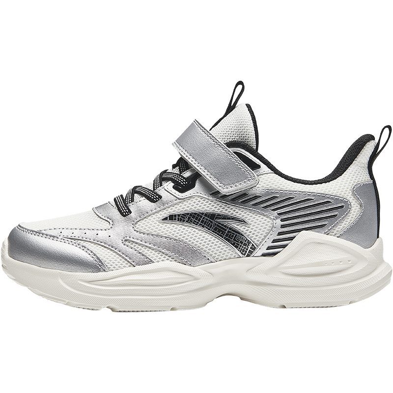 

ЛингФенг Легкие Амортизирующие Низкие Детские Беговые Кроссовки Белый Серебристый Черный Антакидс