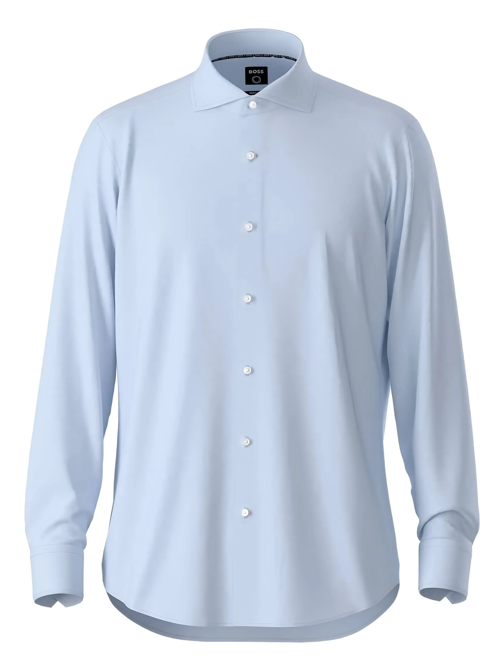 

Рубашка с отложным воротником Boss, синий