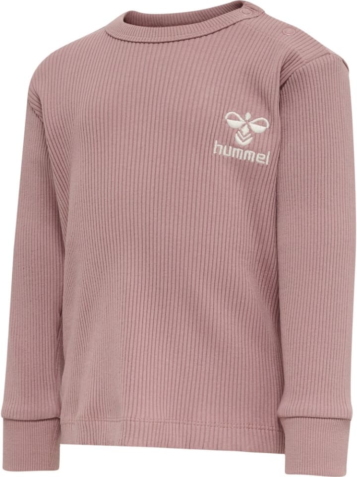 

Детская рубашка с длинными рукавами розового цвета Hummel