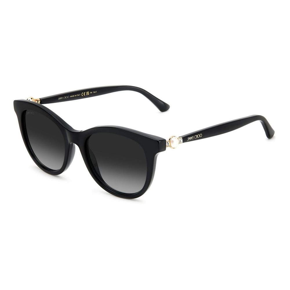 

Черные ацетатные солнцезащитные очки Jimmy Choo Eyewear