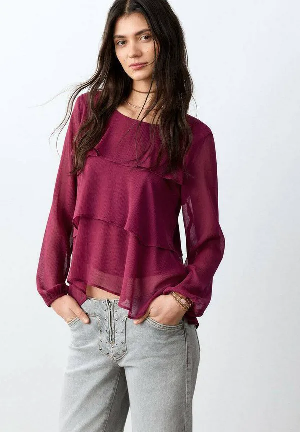 Подростковая блузка Mango Kids, Violet