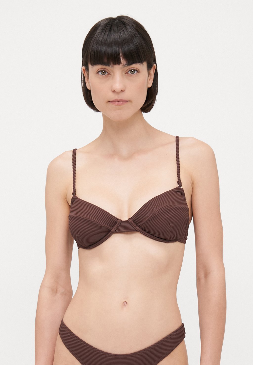 

Верх бикини TANLINES MORGAN UWIRE Billabong, темно-коричневый