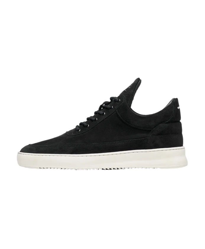 

Низкие кеды из органической замши Filling Pieces, черный