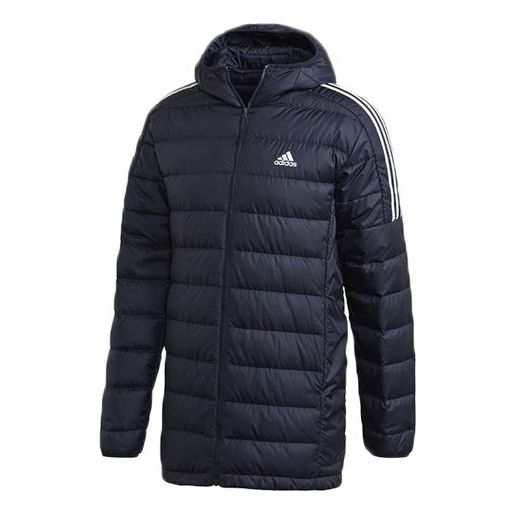 

Пуховик adidas Fashion Comfortable Warm Down Jacket Men Hide Blue, черный