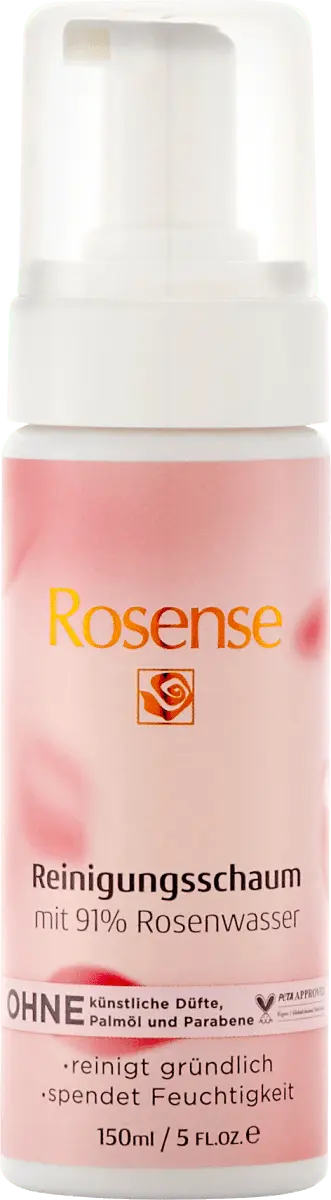 

Очищающая пенка розовая вода 150 мл. Rosense
