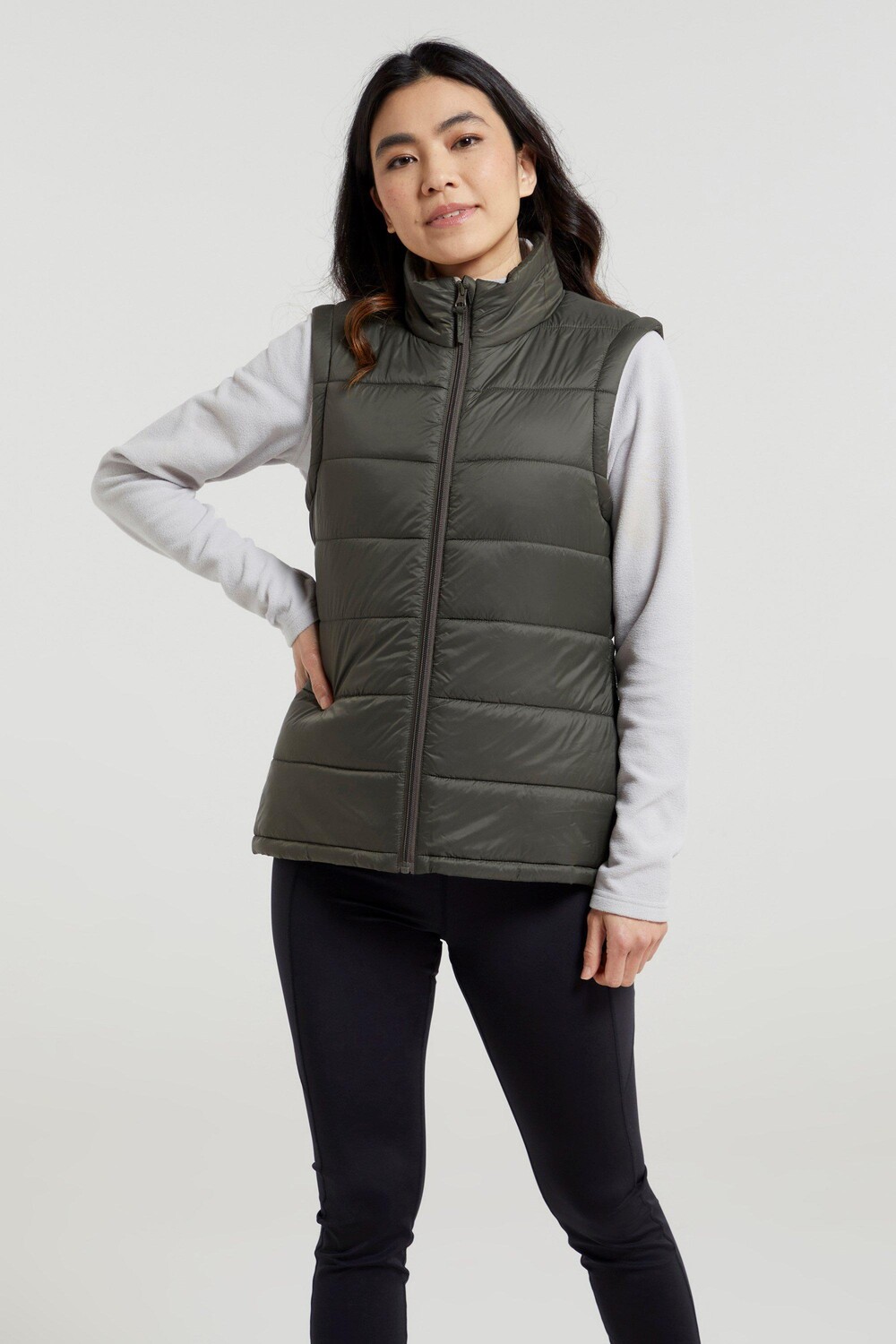 

Утепленный жилет Essentials — легкий жилет Mountain Warehouse, хаки