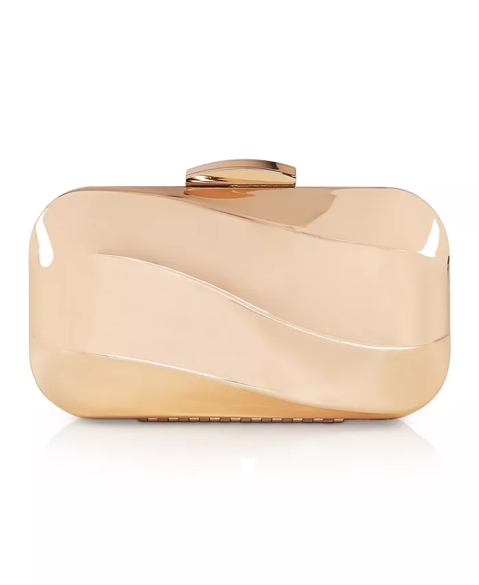 

Женская сумочка-клатч Aven Metal Wave Minaudiere Jewel Badgley Mischka, золотой