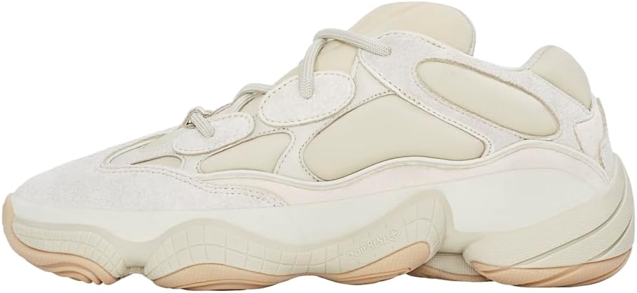 Мужские кроссовки Adidas Yeezy 500 на шнуровке, белый — фото 2