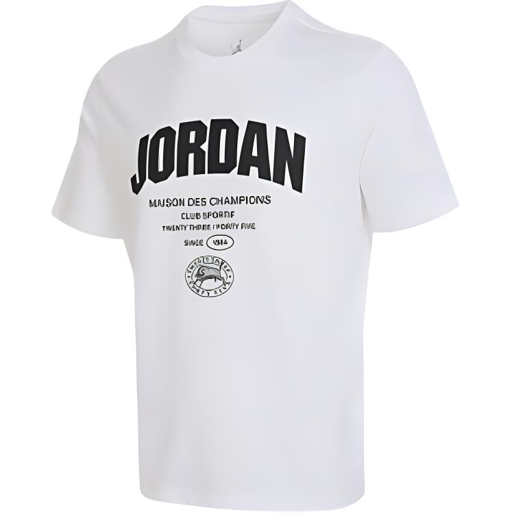 Джордан Спорт Мужская Dri-FIT Футболка, Белая — фото 2