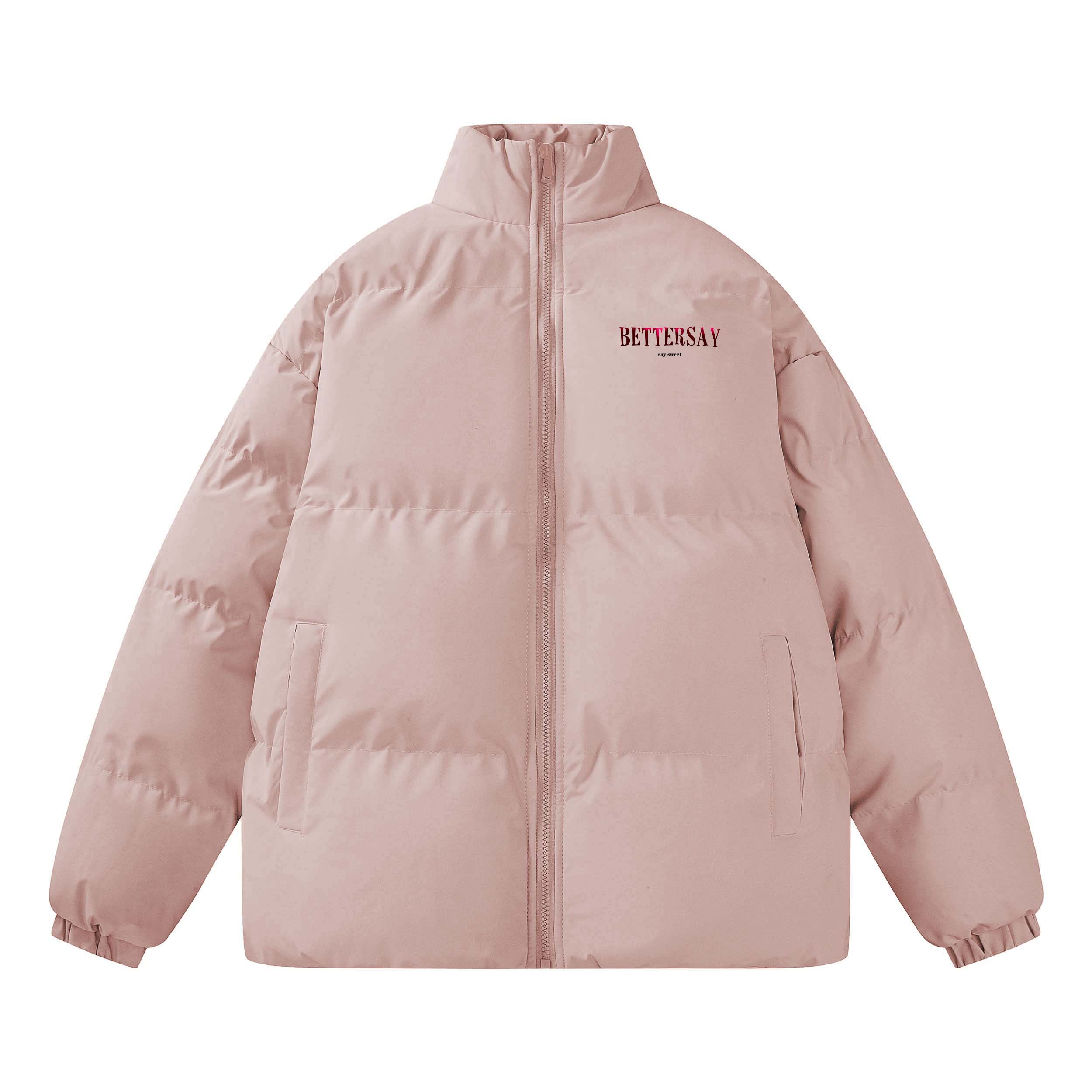 

BETTERSAY Пуховик Unisex, Lotus Color Series American Letter