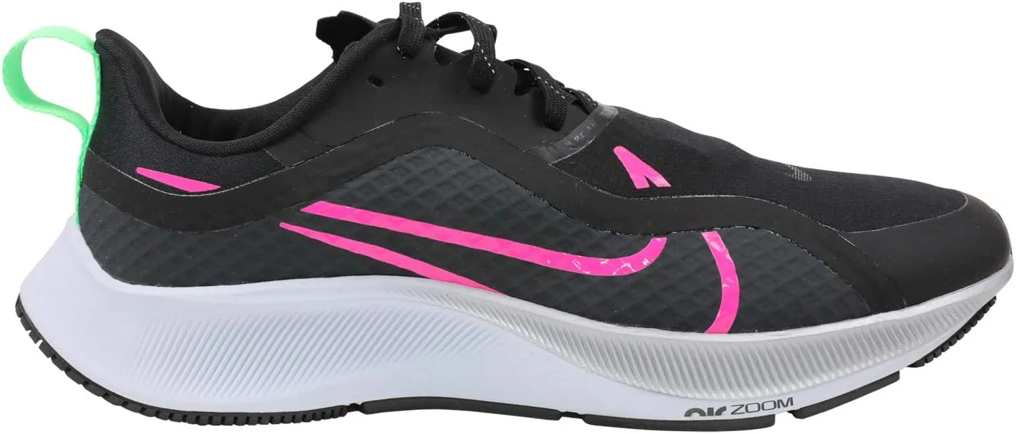 Мужские беговые кроссовки Nike Air Zm Pegasus 37 Shield, Black Pink Blast Iron Grey Obs — фото 2