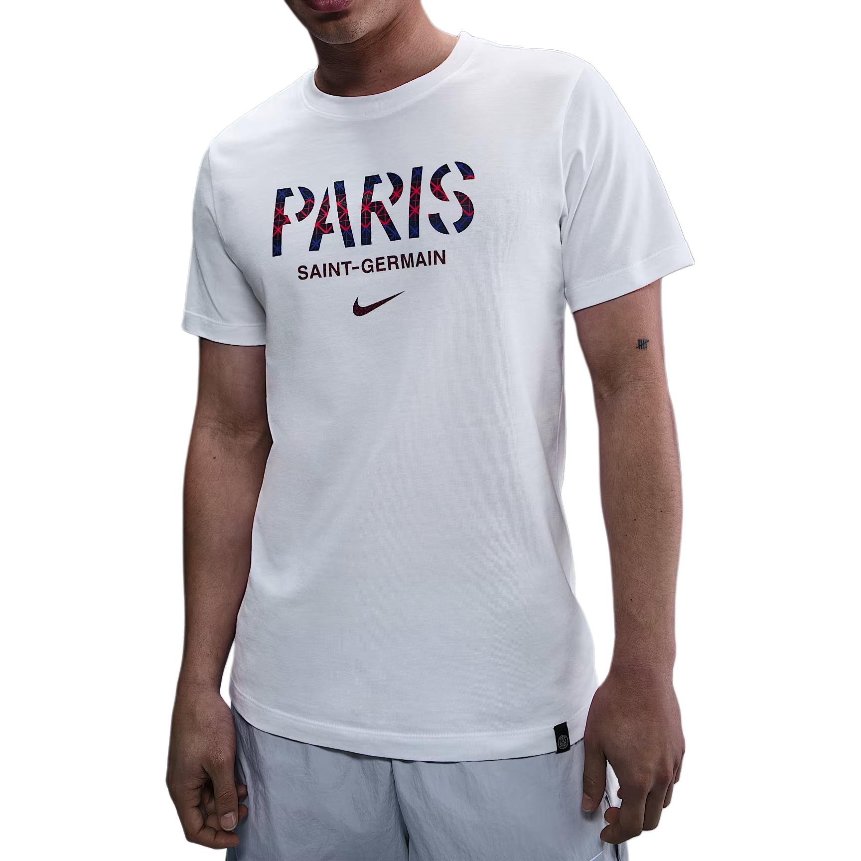 

Футболка Paris Saint Germain мужская Nike, белый