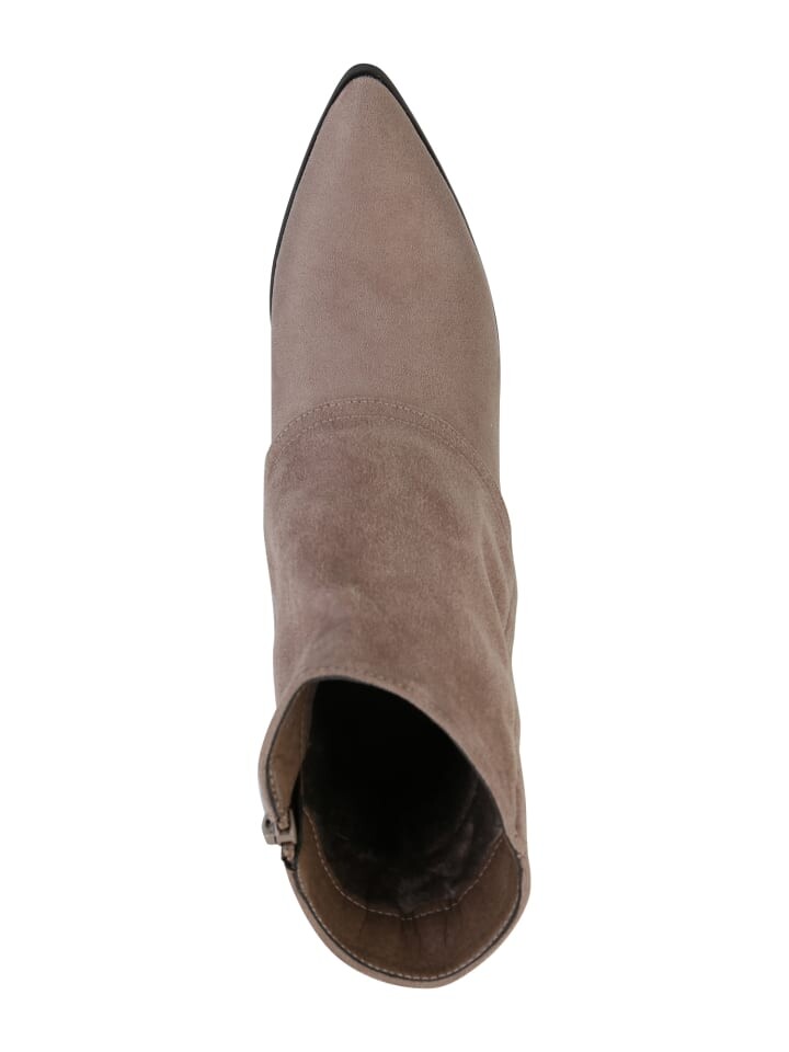 Ботильоны VAN HILL Cowboy Boots Evelyn, цвет taupe velours — фото 4