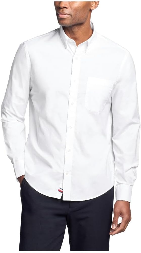 

Мужская рубашка Tommy Hilfiger Regular Fit на пуговицах, White