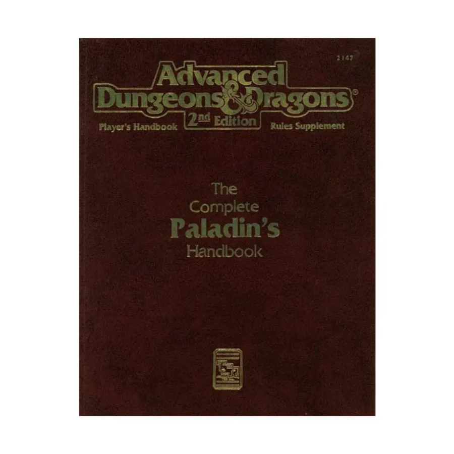 

Complete Paladin's Handbook (1st Printing), Advanced Dungeons & Dragons (2nd Edition) - Player's Guides & Books, мягкая обложка