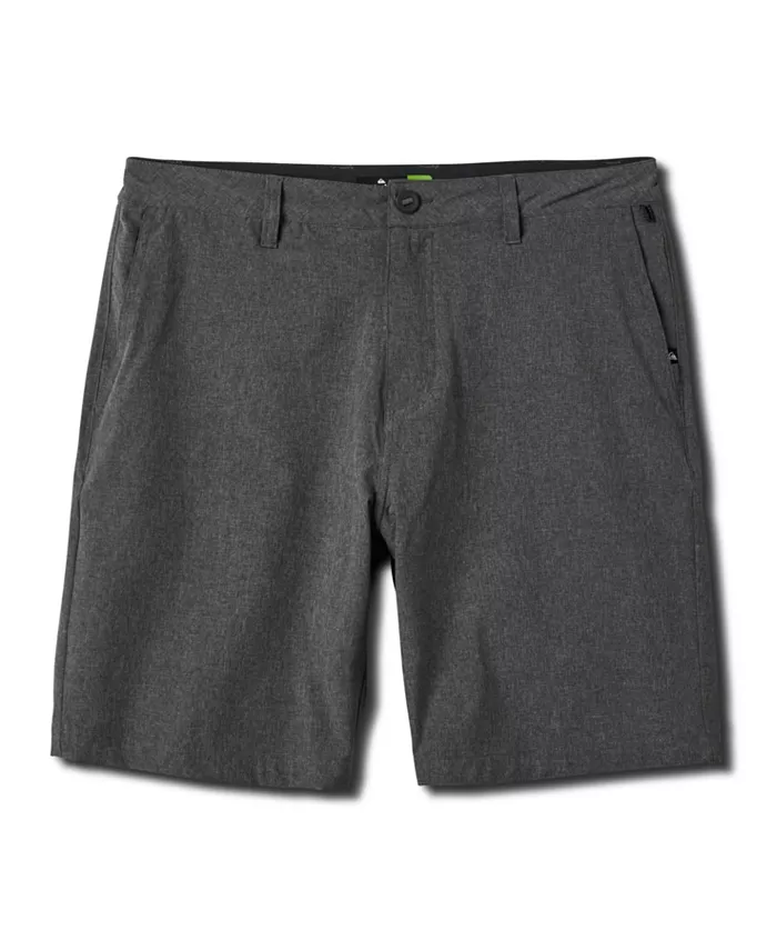 

Мужские гибридные шорты Union Heather Amphibian 20 Quiksilver, черный