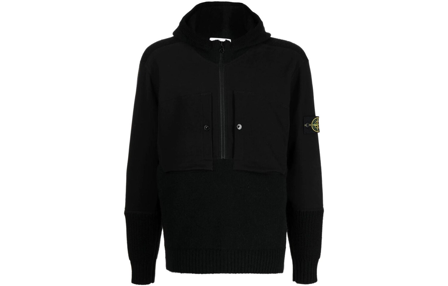 

Толстовка мужская черная Stone Island, черный