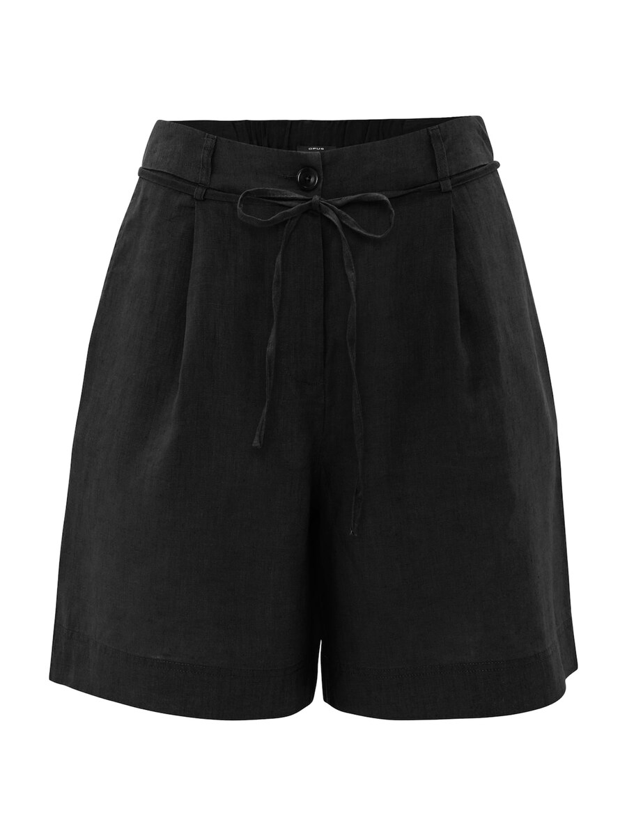 

Свободные брюки со складками спереди OPUS Marilla, Black