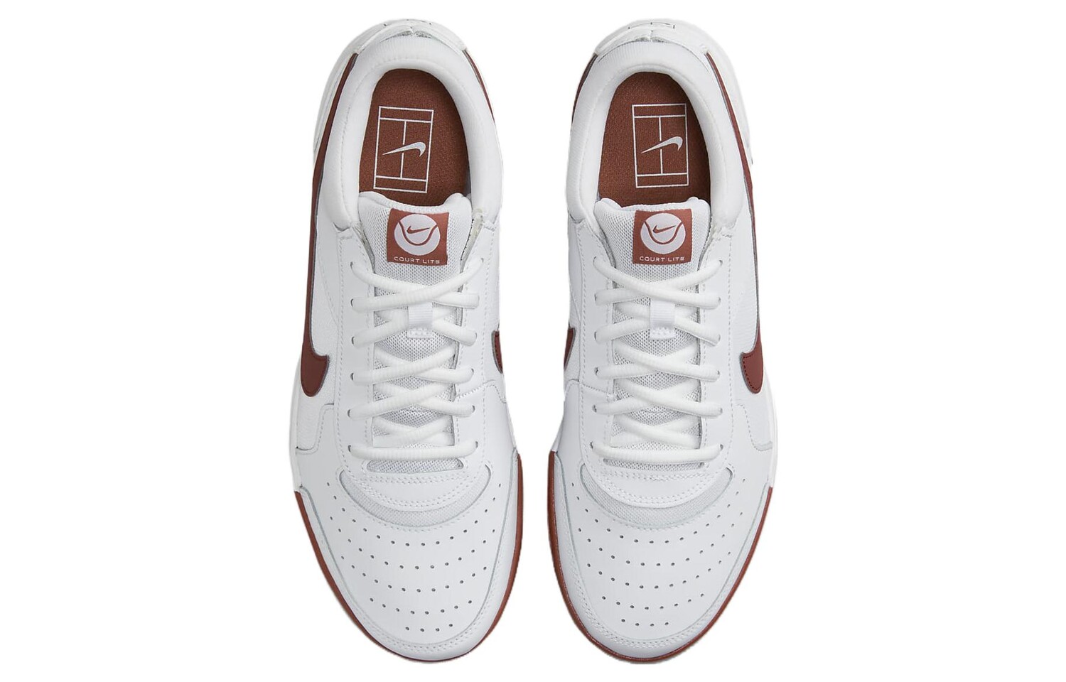 Теннисные кроссовки Nike Court Lite 3 Мужчины, White/Red — фото 3