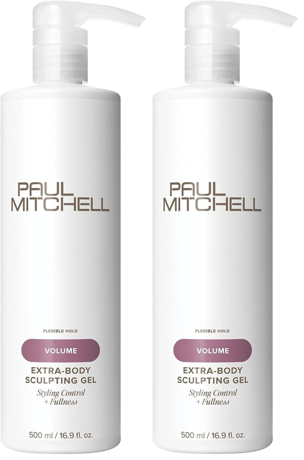 Гель для укладки Paul Mitchell Extra-Body Sculpting Gel, придает объем и обеспечивает контроль над укладкой, подходит для тонких волос. 500 мл (2 шт.)
