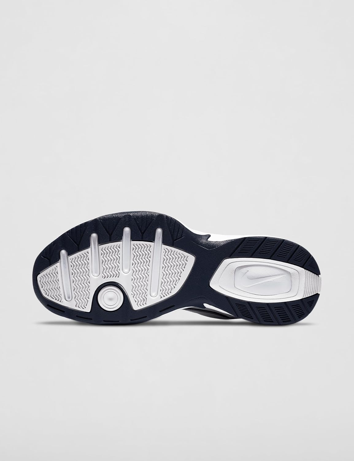 Мужские кроссовки для тренинга/тренировок Nike Air Monarch IV, белый/синий/темно-синий — фото 4
