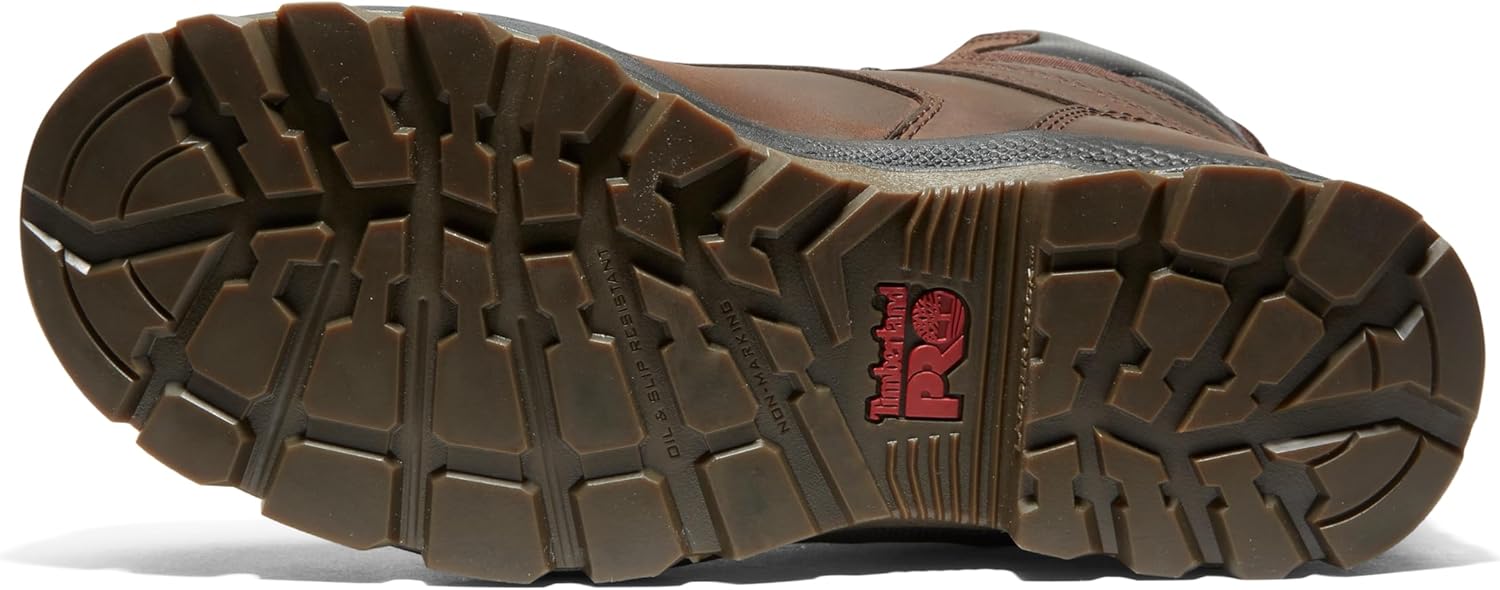 Timberland PRO мужские ботинки Titan Ev 8 дюймов с композитным защитным носком, водонепроницаемые, утепленные, Brown-2024 New — фото 4