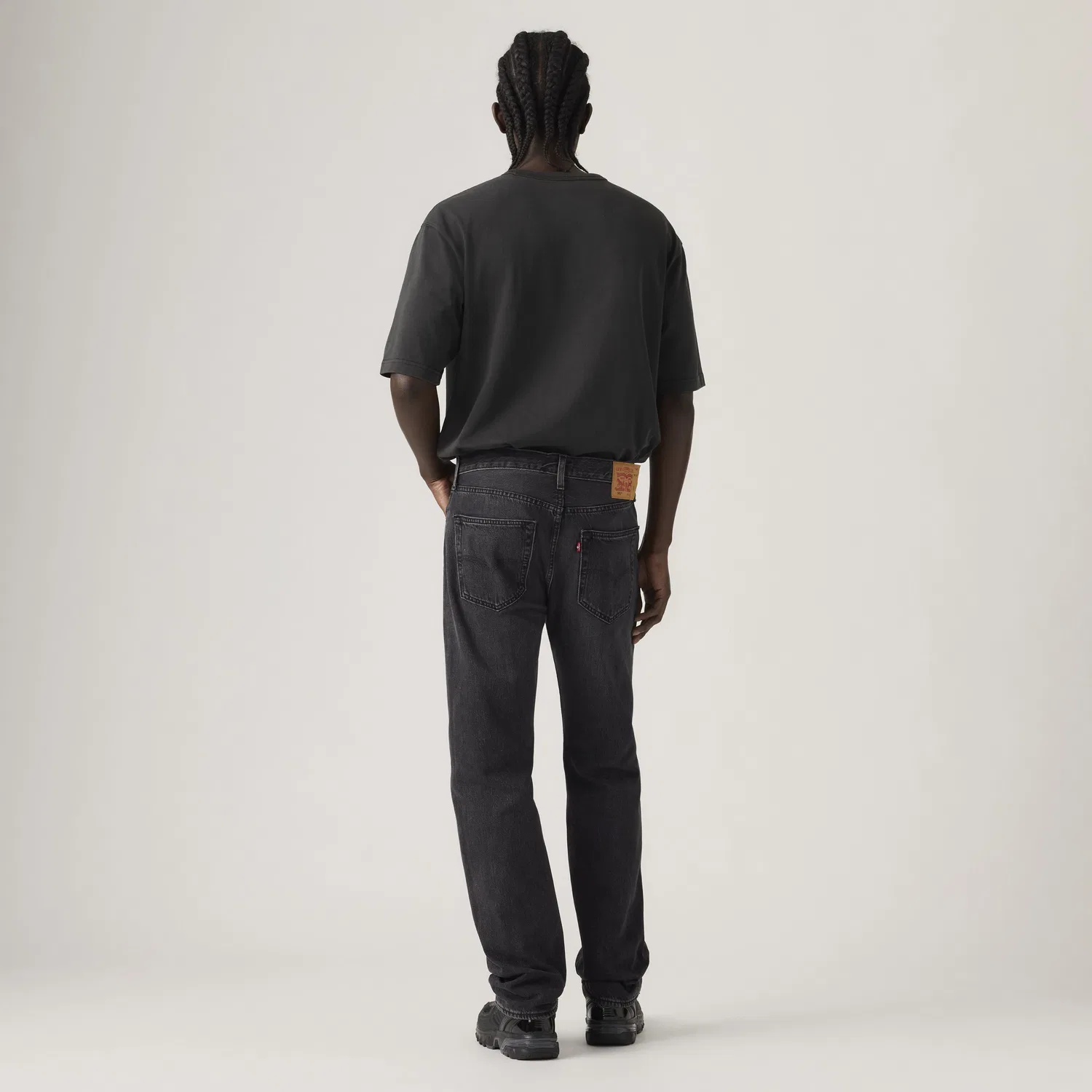 Оригинальные мужские джинсы 501 Levi's, Black — фото 3