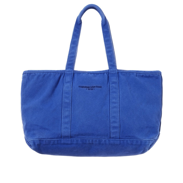 

Сумка washed canvas tote bag Thisisneverthat, синий