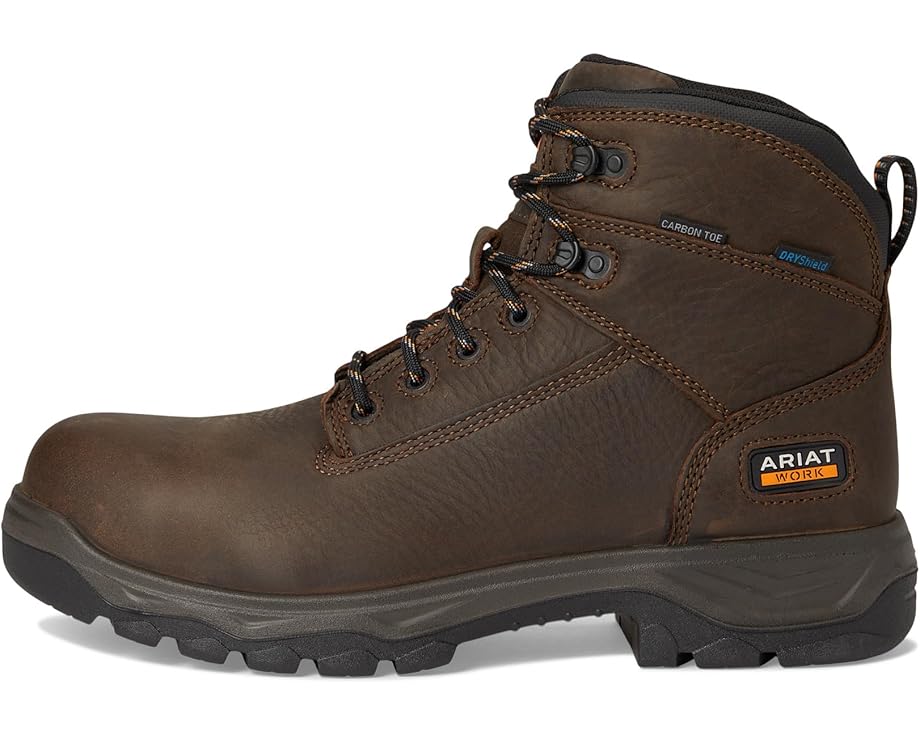 Ботинки Ariat Turbo Duratread 6" Waterproof Carbon Toe Work Boots, цвет Dark Brown — фото 4