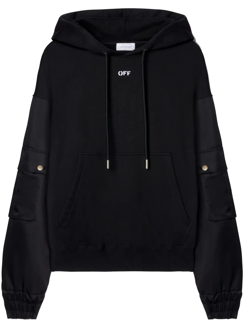 

Худи с логотипом OFF-WHITE, черный
