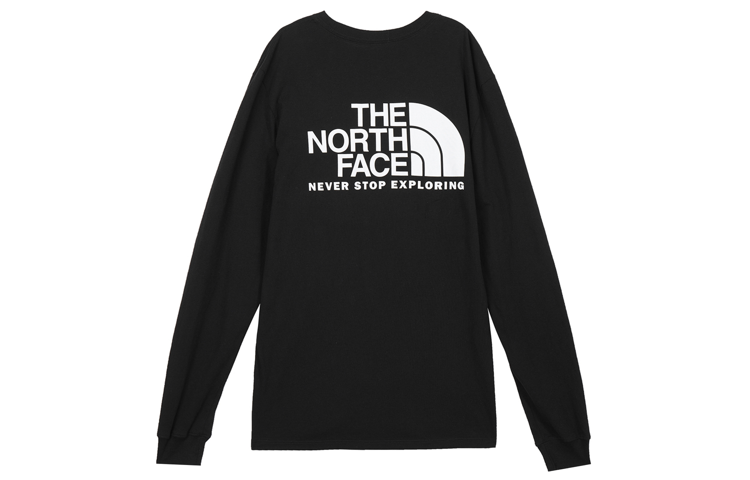 

Футболка с рукавом дроп-шиплоудер мужская черная THE NORTH FACE