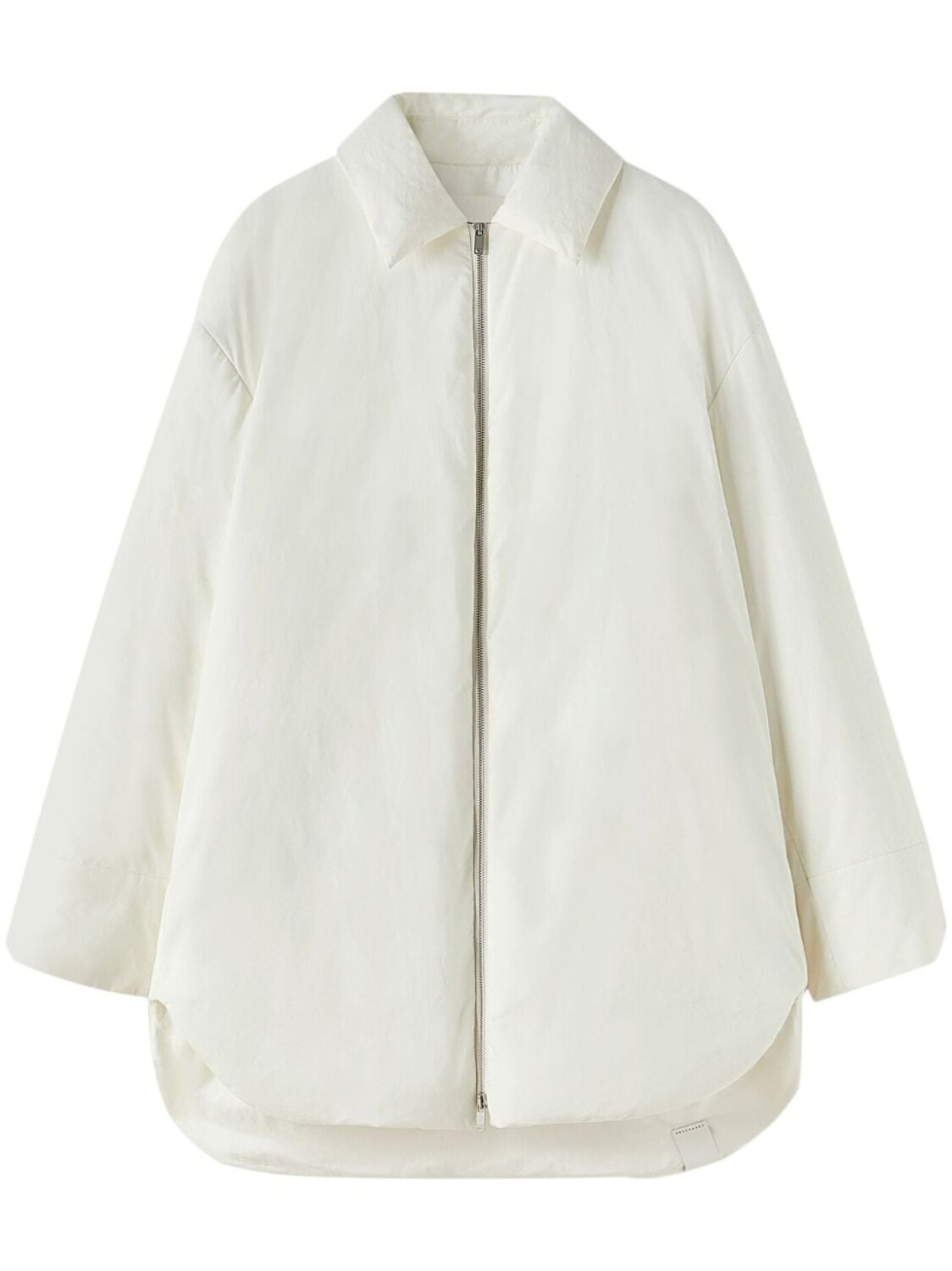 

Jil Sander куртка-рубашка на молнии, белый