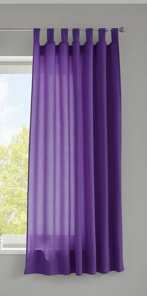 

Штора Gardinenbox Blickdicht Microsatin Schlaufen, 140x175x1 см, фиолетовый
