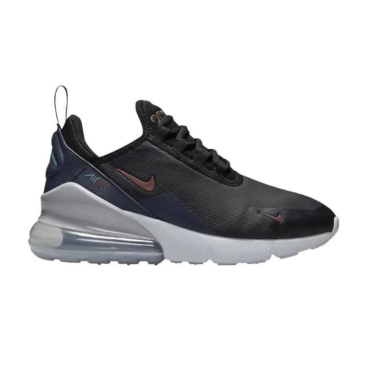 

Кроссовки Nike Air Max 270 GS Black Thunder Blue Dark Pony, черный