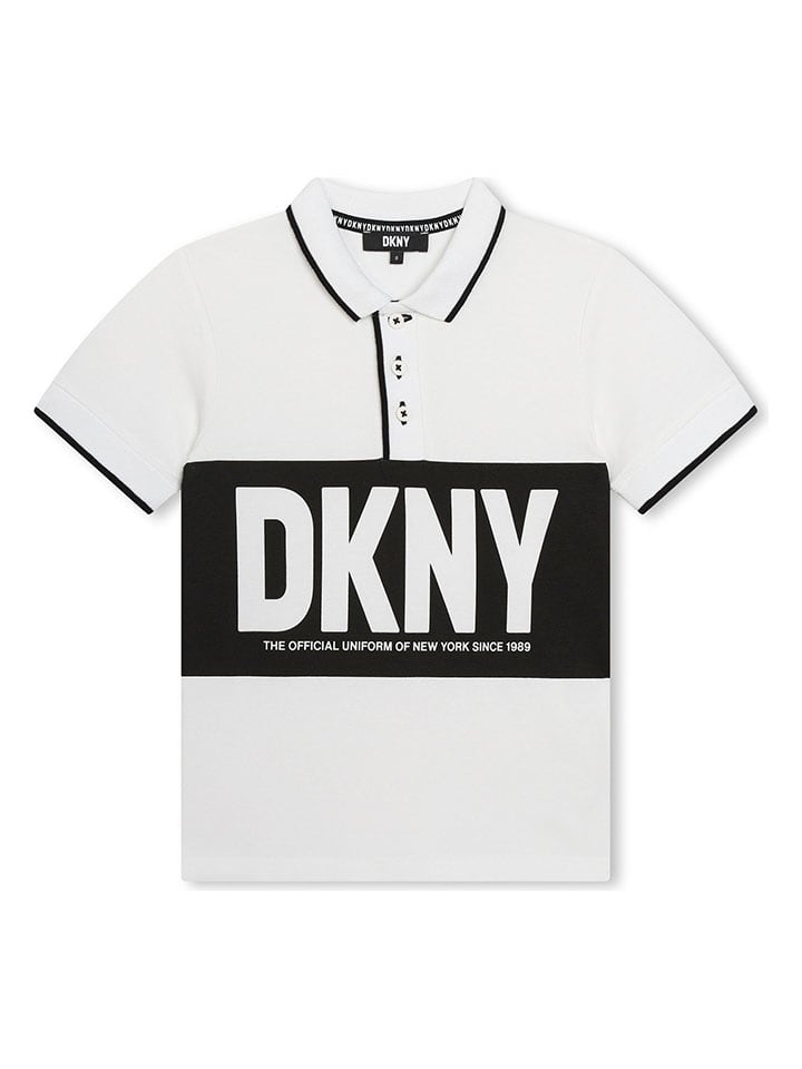 

Рубашка-поло DKNY, черный/белый