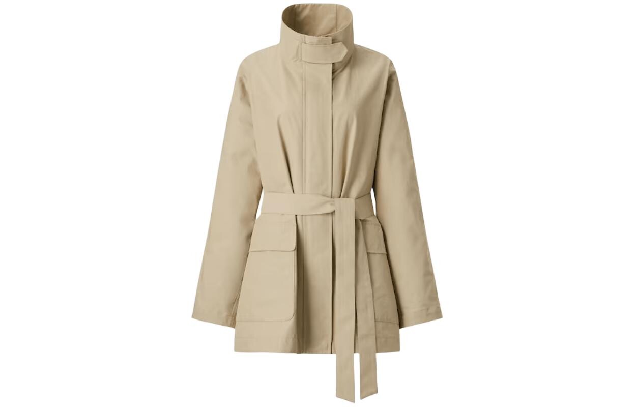 

Женский тренч UNIQLO, цвет Light Beige