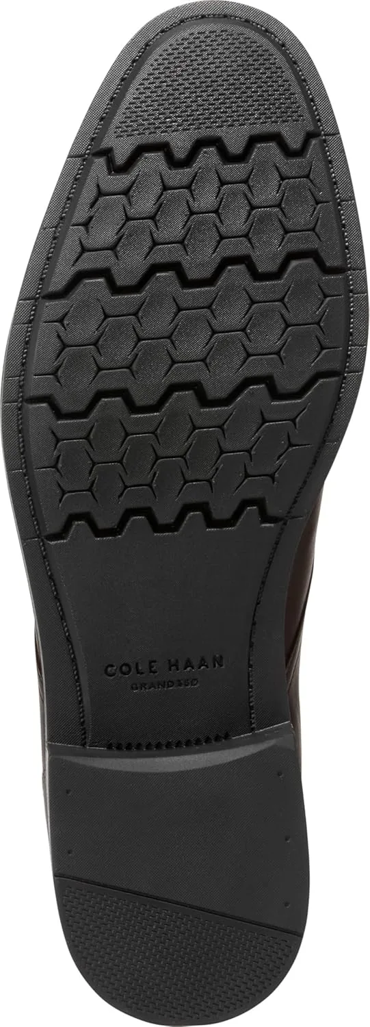 Мужские туфли Cole Haan Newmark Grand Plain Toe Oxford, черный/шоколадный — фото 2