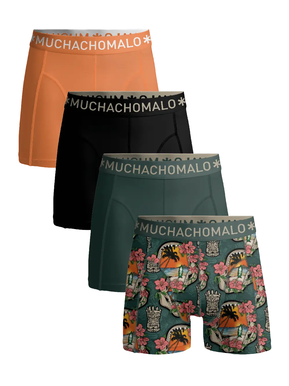 

Боксеры 4 шт трусы Muchachomalo, мультиколор