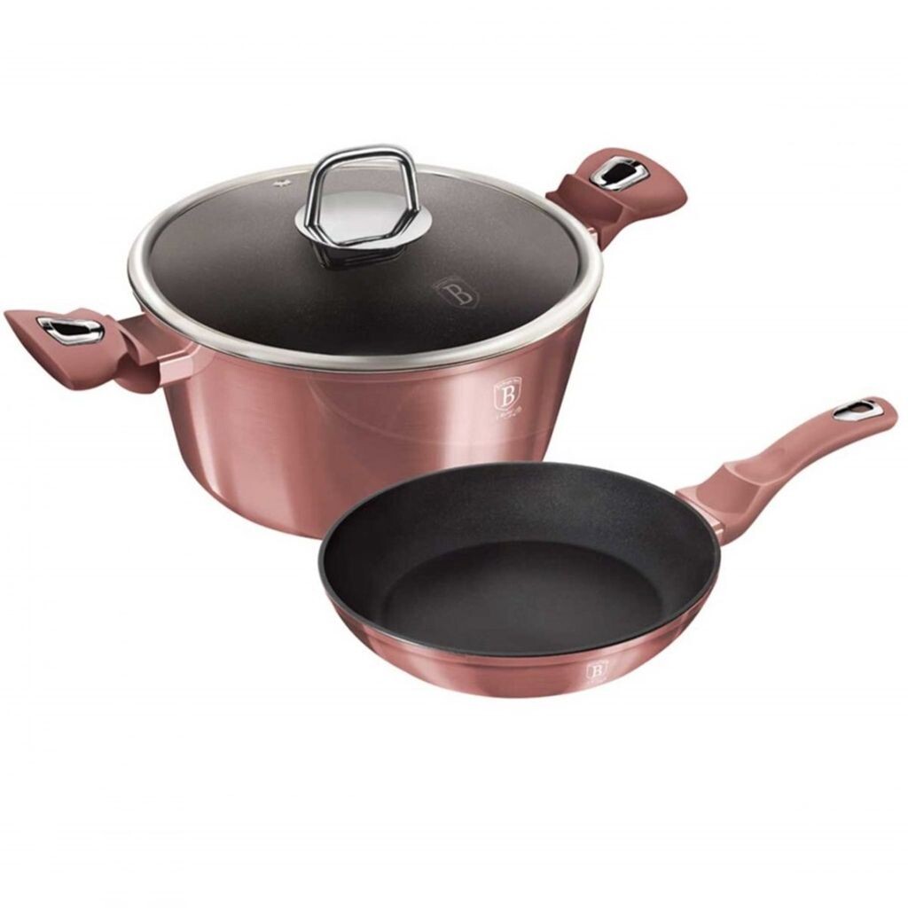 

Набор кастрюль Berlinger Haus Metallic I Rose BH6042 BerlingerHaus, розовый